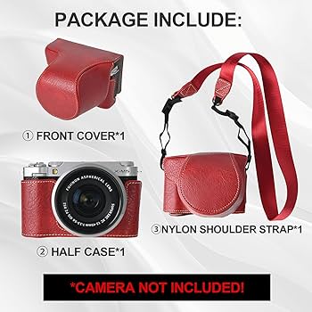 Amazon.co.jp: VOVMOEYA カメラケース For Fujifilm X-M5，フロント